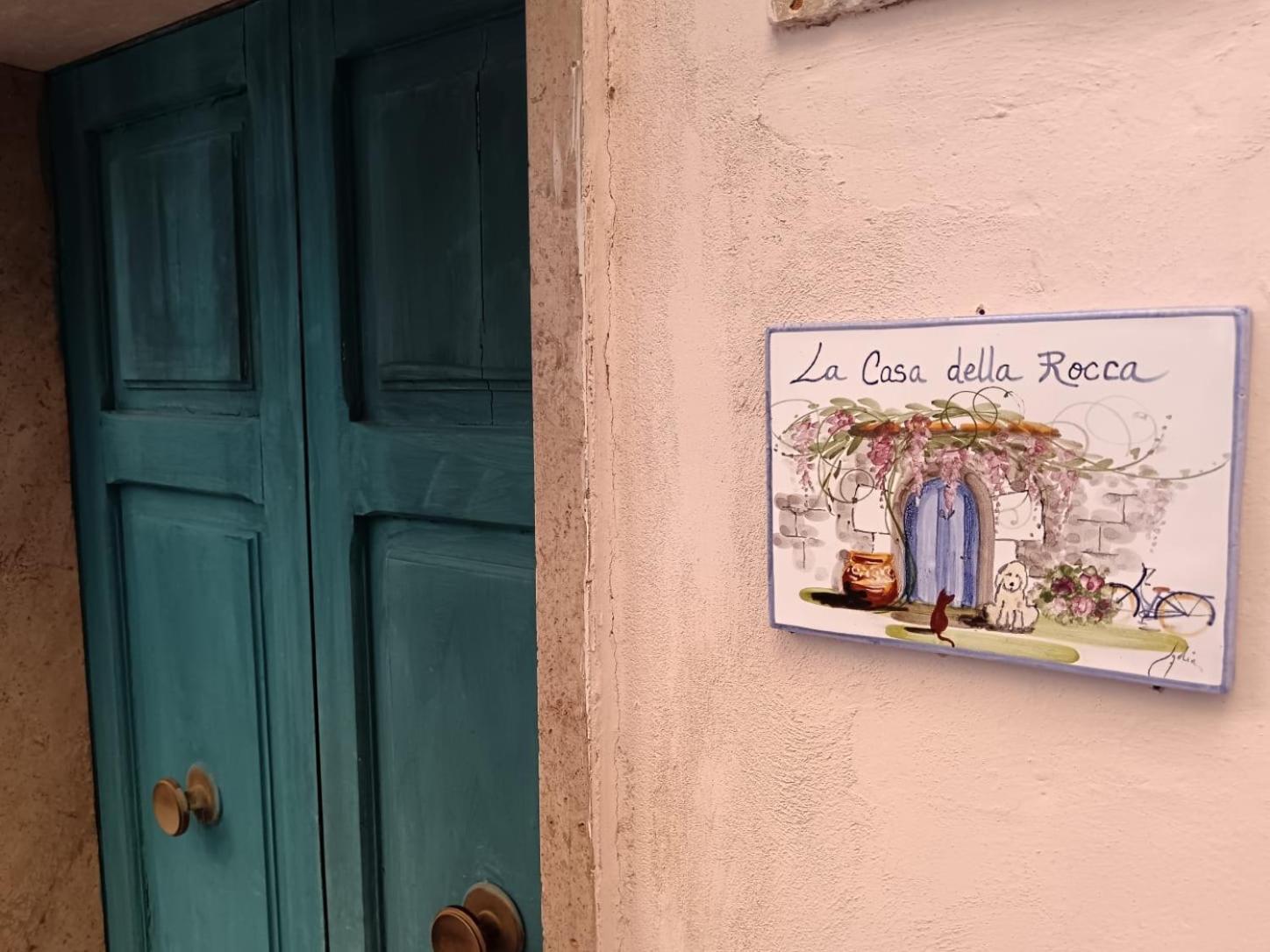 Ferienwohnung La Casa Della Rocca Roccantica Exterior foto
